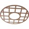 Ekena Millwork O'Neal Wood Fretwork Pierced Ceiling Medallion, Walnut, 40"OD x 14 1/2"ID x 1/4"T CMWP40X40X0250ONWA - alternate 5